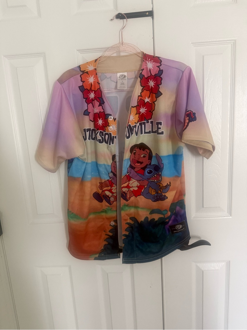 Lilo & Stitch Graphic Baseball Jersey - Multicolor